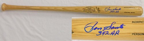Ron Santo Signed Autographed 60's Style Adirondack Bat with"342 HRs" - SANBAT103 - Ron Santo Signed Autographed 60's Style Adirondack Bat with"342 HRs" product image