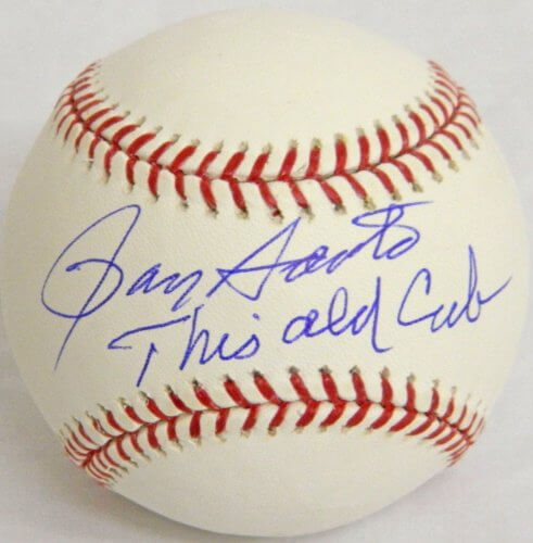Ron Santo Signed Autographed MLB Baseball w/This Old Cub - SANBSB103 - Ron Santo Signed Autographed MLB Baseball w/This Old Cub product image