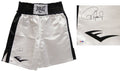 Roy Jones Jr Signed Autographed Everlast White Boxing Trunks with Black Waist - JONTRU500 - Roy Jones Jr Signed Autographed Everlast White Boxing Trunks with Black Waist product image