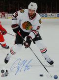 Brandon Saad Signed Chicago Blackhawks With Puck Action 16x20 Photo - SAA16P402 - Brandon Saad Signed Chicago Blackhawks With Puck Action 16x20 Photo product image