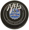 Brandon Saad Signed Blackhawks Soldier Field 2014 Stadium Series Logo Puck - SAAPUC403 - Brandon Saad Signed Blackhawks Soldier Field 2014 Stadium Series Logo Puck product image