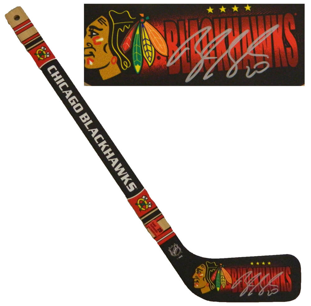 Brandon Saad Signed Chicago Blackhawks Logo Mini Hockey Stick - SAASTK400 - Brandon Saad Signed Chicago Blackhawks Logo Mini Hockey Stick product image