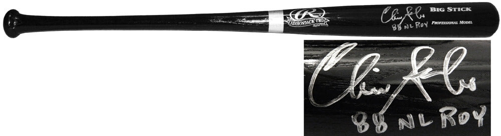 Chris Sabo Signed Rawlings Big Stick Black Baseball Bat w/88 NL ROY - SABBAT100 - Chris Sabo Signed Rawlings Big Stick Black Baseball Bat w/88 NL ROY product image