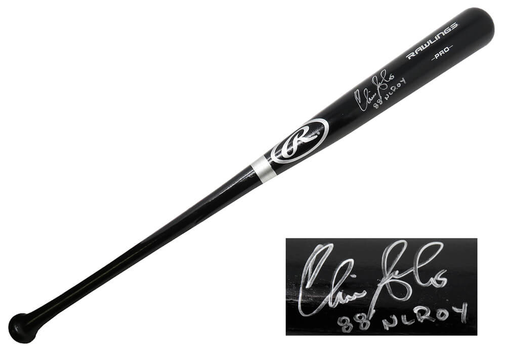 Chris Sabo Signed Rawlings Pro Black Baseball Bat w/88 NL ROY (JSA) - SABBAT101 - Chris Sabo Signed Rawlings Pro Black Baseball Bat w/88 NL ROY (JSA) product image