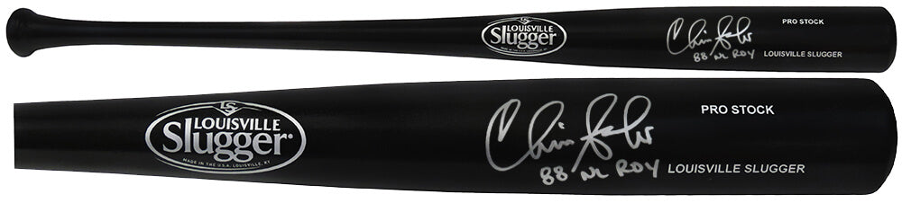 Chris Sabo Signed Louisville Slugger Pro Stock Black Baseball Bat w/88 NL ROY - SABBAT103 - Chris Sabo Signed Louisville Slugger Pro Stock Black Baseball Bat w/88 NL ROY product image