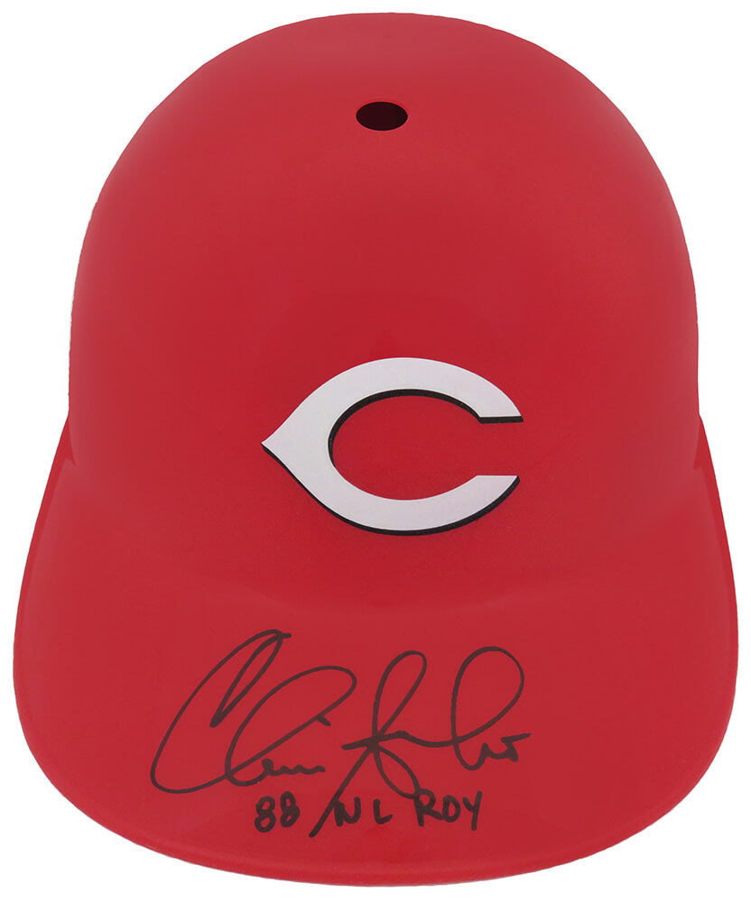 Chris Sabo Signed Cincinnati Reds Souvenir Replica Baseball Batting Helmet w/88 NL ROY - SABBTH101 - Chris Sabo Signed Cincinnati Reds Souvenir Replica Baseball Batting Helmet w/88 NL ROY product image
