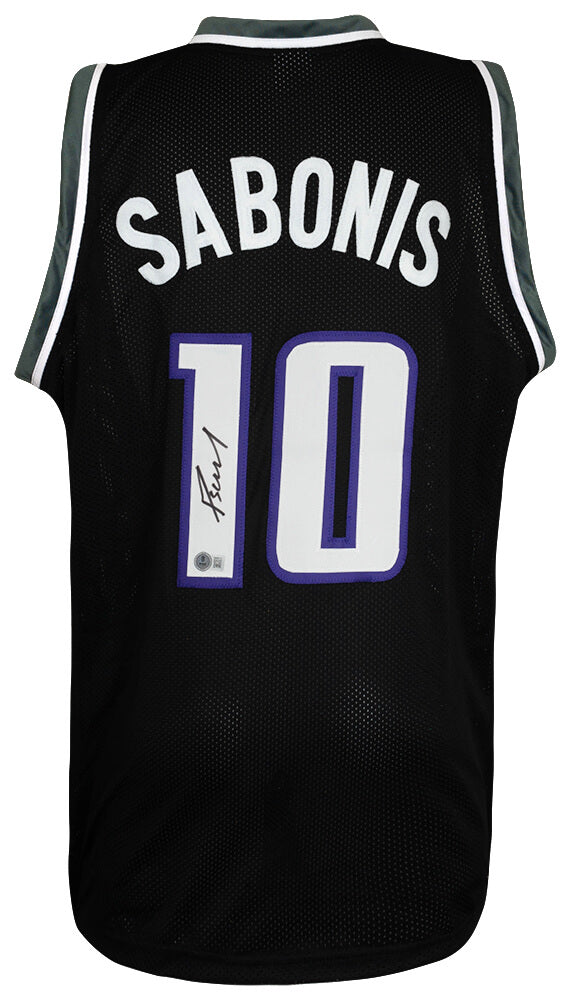 Domantas Sabonis Signed Black Custom Basketball Jersey - (Beckett) - SABJRY200 - Domantas Sabonis Signed Black Custom Basketball Jersey - (Beckett) product image
