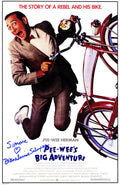 Diane Salinger Signed Pee-Wee's Big Adventure 11x17 Movie Poster w/Simone - SALPST500 - Diane Salinger Signed Pee-Wee's Big Adventure 11x17 Movie Poster w/Simone product image