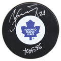 Borje Salming Signed Toronto Maple Leafs Logo Hockey Puck w/HOF'96 - SALPUC400 - Borje Salming Signed Toronto Maple Leafs Logo Hockey Puck w/HOF'96 product image