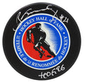 Borje Salming Signed Hall of Fame Logo Hockey Puck w/HOF'96 - SALPUC402 - Borje Salming Signed Hall of Fame Logo Hockey Puck w/HOF'96 product image
