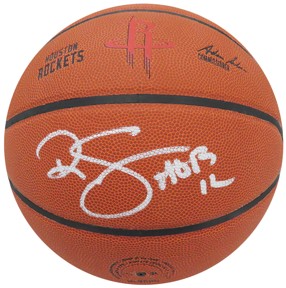 Ralph Sampson Signed Spalding Black NBA Basketball w/HOF'12 - SAMBSK203 - Ralph Sampson Signed Spalding Black NBA Basketball w/HOF'12 product image