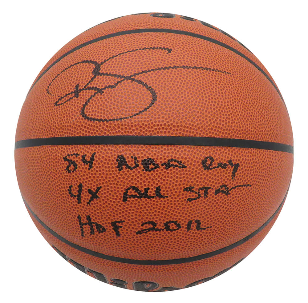 Ralph Sampson Signed Wilson Indoor/Outdoor NBA Basketball w/84 NBA ROY, 4x All Star, HOF 2012 - SAMBSK204 - Ralph Sampson Signed Wilson Indoor/Outdoor NBA Basketball w/84 NBA ROY, 4x All Star, HOF 2012 product image