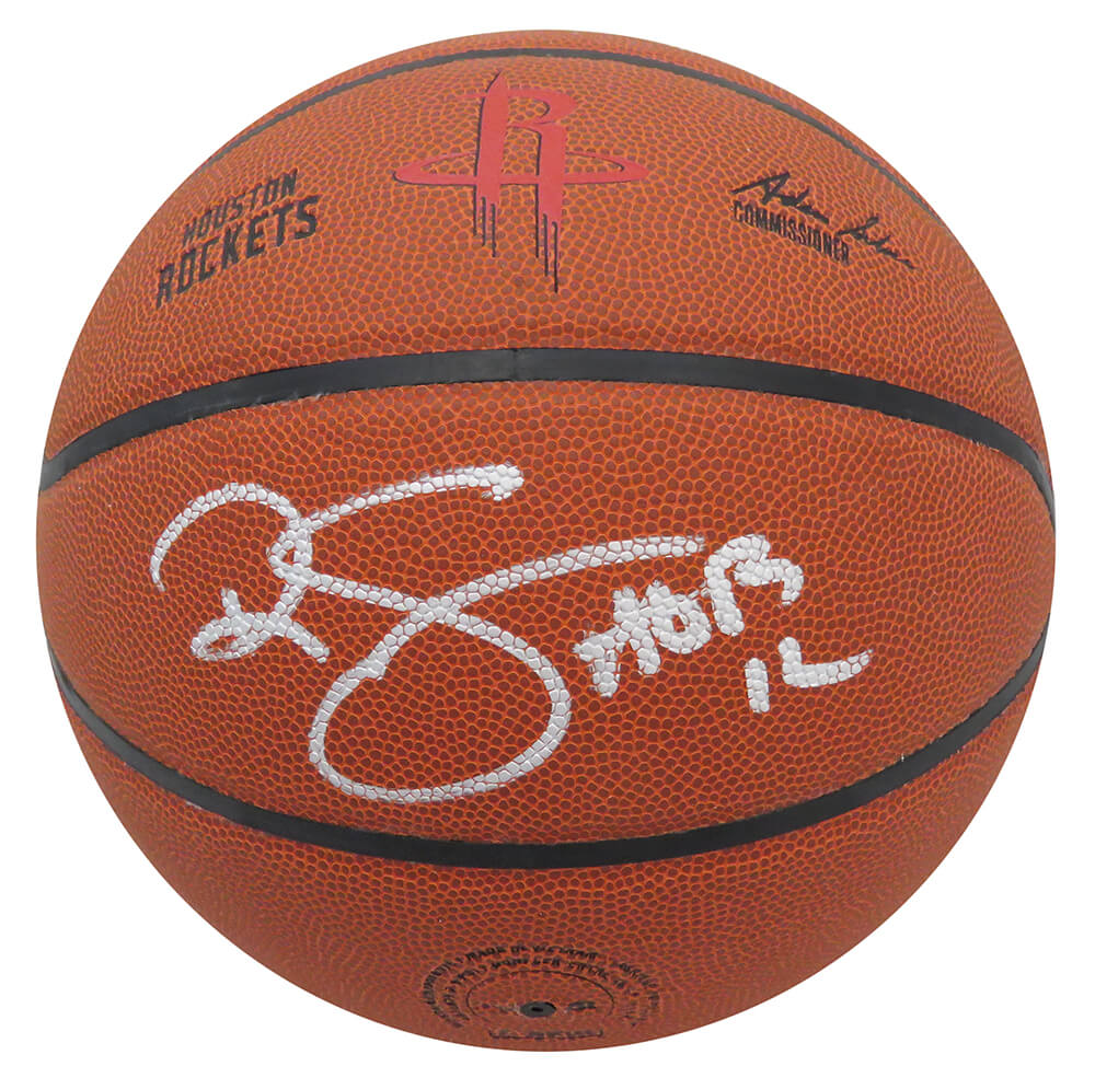 Ralph Sampson Signed Wilson Houston Rockets Logo NBA Basketball w/HOF'12 - SAMBSK205 - Ralph Sampson Signed Wilson Houston Rockets Logo NBA Basketball w/HOF'12 product image