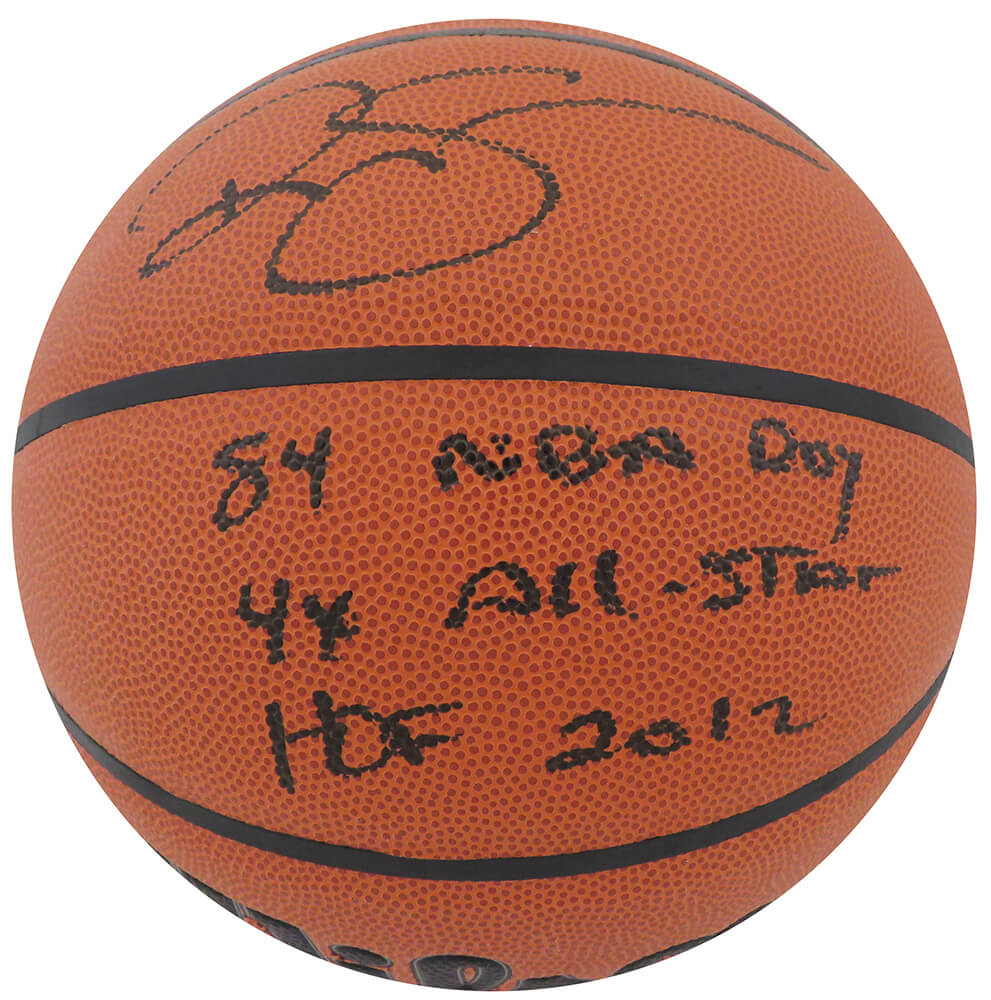 Ralph Sampson Signed Wilson Indoor/Outdoor NBA Basketball w/84 NBA ROY, 4x All Star, HOF'12 - SAMBSK210 - Ralph Sampson Signed Wilson Indoor/Outdoor NBA Basketball w/84 NBA ROY, 4x All Star, HOF'12 product image