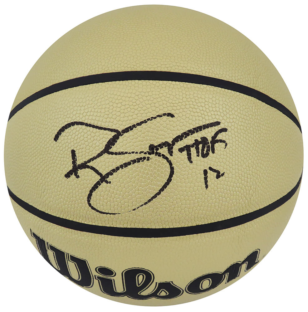 Ralph Sampson Signed Wilson Gold NBA Basketball w/HOF'12 - SAMBSK211 - Ralph Sampson Signed Wilson Gold NBA Basketball w/HOF'12 product image