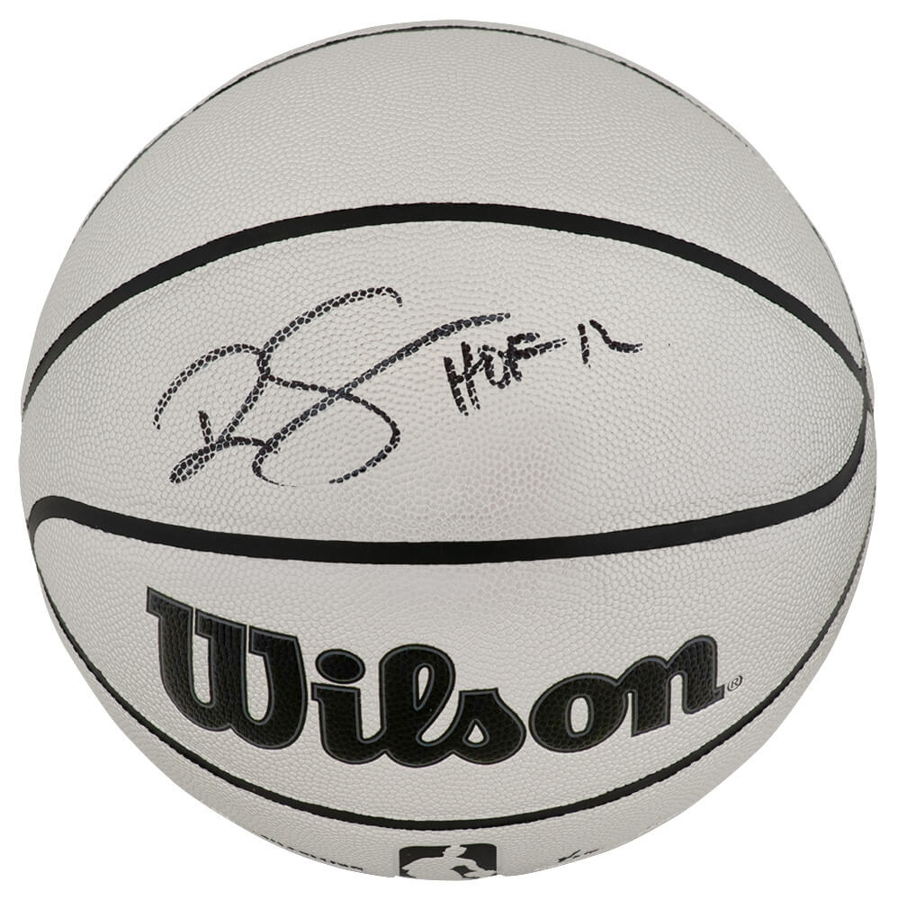 Ralph Sampson Signed Wilson Silver Full Size NBA Basketball w/HOF'12 - SAMBSK214 - Ralph Sampson Signed Wilson Silver Full Size NBA Basketball w/HOF'12 product image