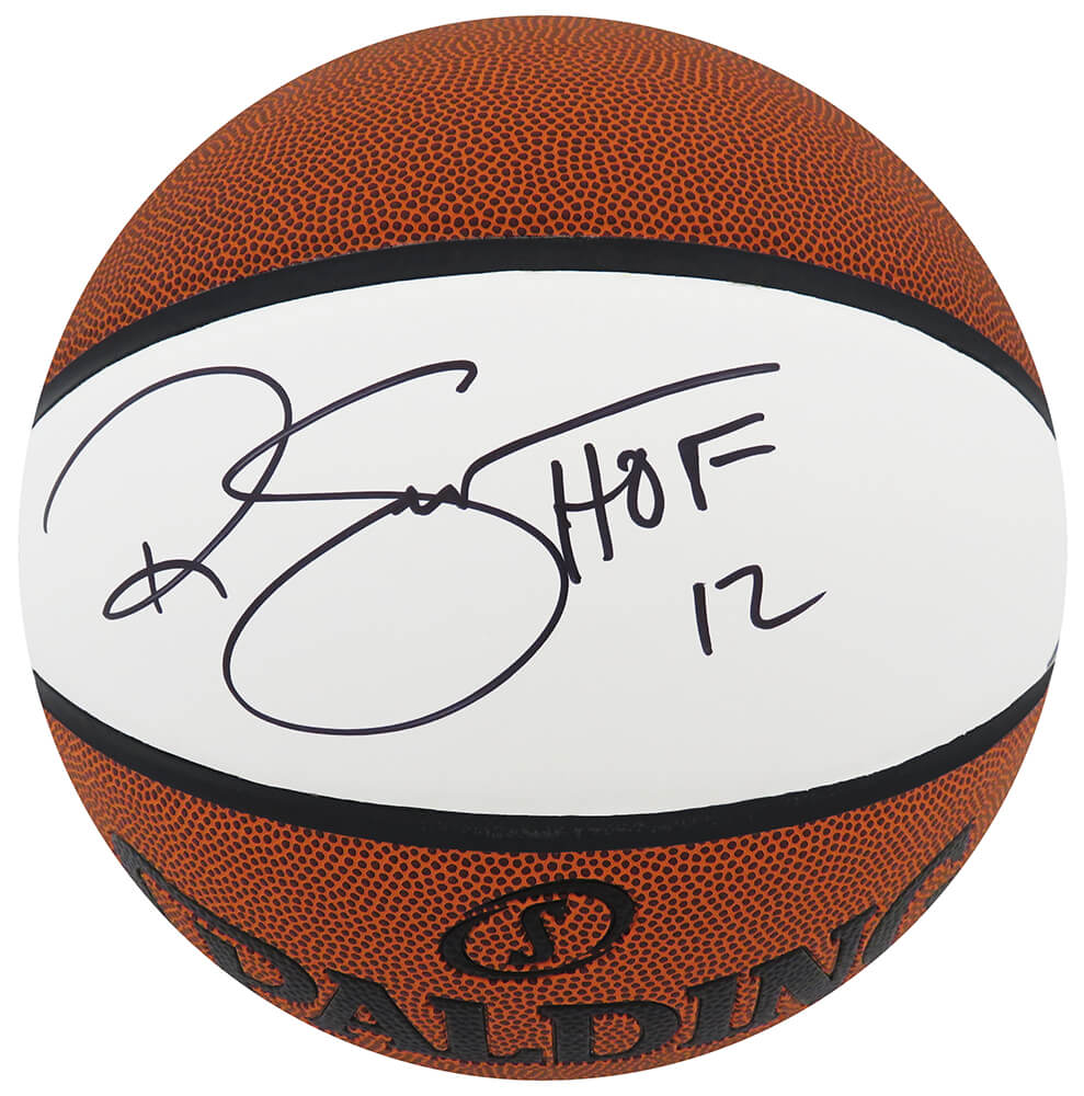 Ralph Sampson Signed Spalding White Panel Basketball w/HOF'12 - SAMBSK212 - Ralph Sampson Signed Spalding White Panel Basketball w/HOF'12 product image