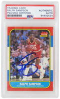 Ralph Sampson Signed Houston Rockets 1986 Fleer Basketball Rookie Card #97 (PSA/DNA Encapsulated) - SAMCAR202 - Ralph Sampson Signed Houston Rockets 1986 Fleer Basketball Rookie Card #97 (PSA/DNA Encapsulated) product image