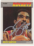 Ralph Sampson Signed Houston Rockets 1987 Fleer Basketball Trading Card #95 w/HOF'12 - SAMCAR206 - Ralph Sampson Signed Houston Rockets 1987 Fleer Basketball Trading Card #95 w/HOF'12 product image