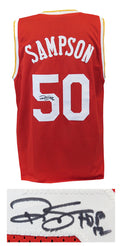 Ralph Sampson Signed Red Custom Basketball Jersey w/HOF'12 - SAMJRY200 - Ralph Sampson Signed Red Custom Basketball Jersey w/HOF'12 product image