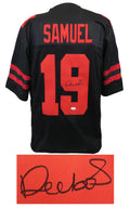 Deebo Samuel Signed Black Color Rush Custom Football Jersey (JSA) - SAMJRY300 - Deebo Samuel Signed Black Color Rush Custom Football Jersey (JSA) product image