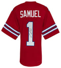 Curtis Samuel Signed Red Custom Football Jersey - SAMJRY310 - Curtis Samuel Signed Red Custom Football Jersey product image