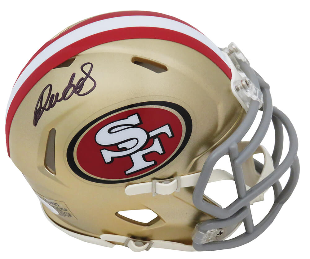Deebo Samuel Signed San Francisco 49ers Riddell Speed Mini Helmet (JSA) - SAMMIN300 - Deebo Samuel Signed San Francisco 49ers Riddell Speed Mini Helmet (JSA) product image