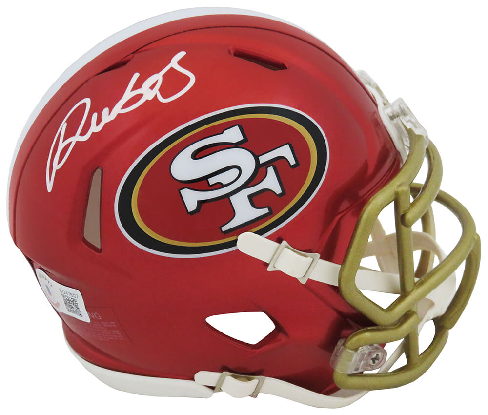 Deebo Samuel Signed San Francisco 49ers FLASH Riddell Speed Mini Helmet (Beckett) - SAMMIN302 - Deebo Samuel Signed San Francisco 49ers FLASH Riddell Speed Mini Helmet (Beckett) product image
