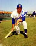 Ron Santo Signed Chicago Cubs Kneeling With Bat Pose 8x10 Photo - SAN08P109 - Ron Santo Signed Chicago Cubs Kneeling With Bat Pose 8x10 Photo product image