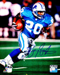 Barry Sanders Signed Detroit Lions Blue Jersey Running With Football 8x10 Photo - SAN08P317 - Barry Sanders Signed Detroit Lions Blue Jersey Running With Football 8x10 Photo product image