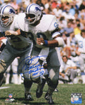 Charlie Sanders Signed Detroit Lions White Jersey Action 8x10 Photo w/HOF'07 - SAN08P333 - Charlie Sanders Signed Detroit Lions White Jersey Action 8x10 Photo w/HOF'07 product image