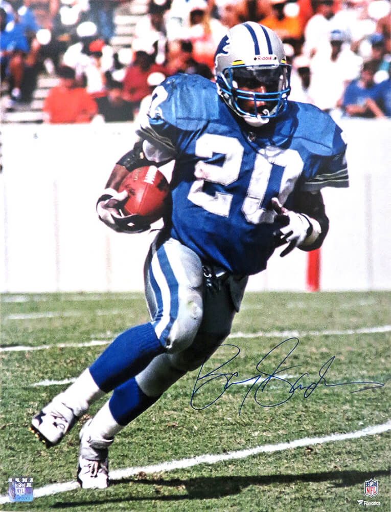 Barry Sanders Signed Detroit Lions Action 16x20 Photo - SAN16P305 - Barry Sanders Signed Detroit Lions Action 16x20 Photo product image