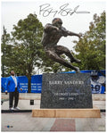 Barry Sanders Signed Lions Barry Sanders Statue Unveiling 16x20 Photo - SAN16P322 - Barry Sanders Signed Lions Barry Sanders Statue Unveiling 16x20 Photo product image