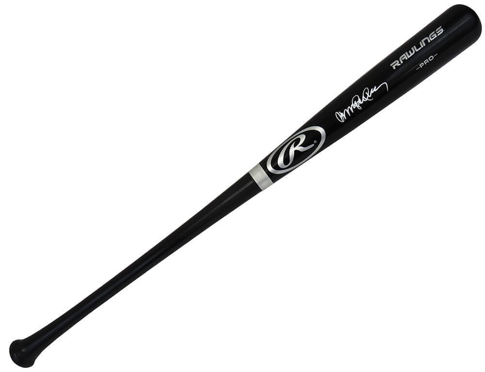 Ryne Sandberg Signed Rawlings Pro Black Baseball Bat - SANBAT118 - Ryne Sandberg Signed Rawlings Pro Black Baseball Bat product image