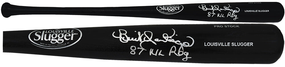 Benito Santiago Signed Louisville Slugger Pro Stock Black Baseball Bat w/87 NL ROY - SANBAT132 - Benito Santiago Signed Louisville Slugger Pro Stock Black Baseball Bat w/87 NL ROY product image