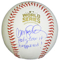 Ryne Sandberg Signed Rawlings Official 2016 World Series Baseball w/Holy Cow, It Happened - SANBSB121 - Ryne Sandberg Signed Rawlings Official 2016 World Series Baseball w/Holy Cow, It Happened product image