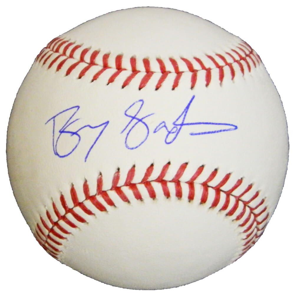 Barry Sanders Signed Rawlings Official MLB Baseball - SANBSB300 - Barry Sanders Signed Rawlings Official MLB Baseball product image