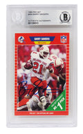 Barry Sanders Signed Oklahoma State 1989 Pro Set Football Rookie Card #494 - (Beckett Encapsulated) - SANCAR311 - Barry Sanders Signed Oklahoma State 1989 Pro Set Football Rookie Card #494 - (Beckett Encapsulated) product image