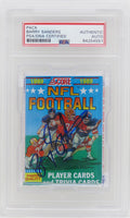 Barry Sanders Signed 1989 Score Football Trading Cards Un-Opened Pack (PSA Encapsulated) - SANCAR314 - Barry Sanders Signed 1989 Score Football Trading Cards Un-Opened Pack (PSA Encapsulated) product image