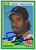 Deion Sanders Signed Atlanta Falcons 1989 Score Football Rookie Card #246 - SANCAR331 - Deion Sanders Signed Atlanta Falcons 1989 Score Football Rookie Card #246 product image