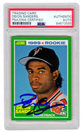 Deion Sanders Signed Atlanta Falcons 1989 Score Football Rookie Card #246 (PSA Encapsulated) - SANCAR333 - Deion Sanders Signed Atlanta Falcons 1989 Score Football Rookie Card #246 (PSA Encapsulated) product image