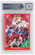 Barry Sanders Signed Oklahoma State 1989 Pro Set Football Rookie Card #494 - (Beckett Encapsulated/ Auto Grade 10) - SANCAR340 - Barry Sanders Signed Oklahoma State 1989 Pro Set Football Rookie Card #494 - (Beckett Encapsulated/ Auto Grade 10) product image