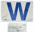 Ryne Sandberg Signed Chicago Cubs 27x37 White 'W' Flag w/HOF'05 - SANFLG101 - Ryne Sandberg Signed Chicago Cubs 27x37 White 'W' Flag w/HOF'05 product image