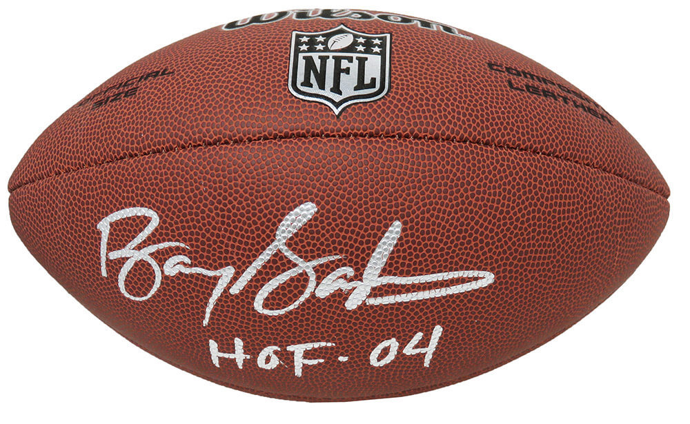 Barry Sanders Signed Wilson NFL Limited Full-Size Football w/HOF'04 - SANFTB307 - Barry Sanders Signed Wilson NFL Limited Full-Size Football w/HOF'04 product image