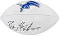 Barry Sanders Signed Detroit Lions Wilson White Logo Football - SANFTB311 - Barry Sanders Signed Detroit Lions Wilson White Logo Football product image