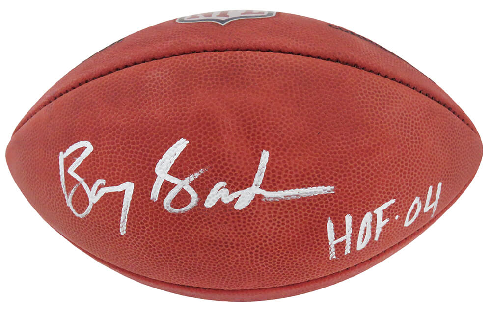 Barry Sanders Signed Wilson Duke Official NFL Game Football w/HOF'04 - SANFTB313 - Barry Sanders Signed Wilson Duke Official NFL Game Football w/HOF'04 product image