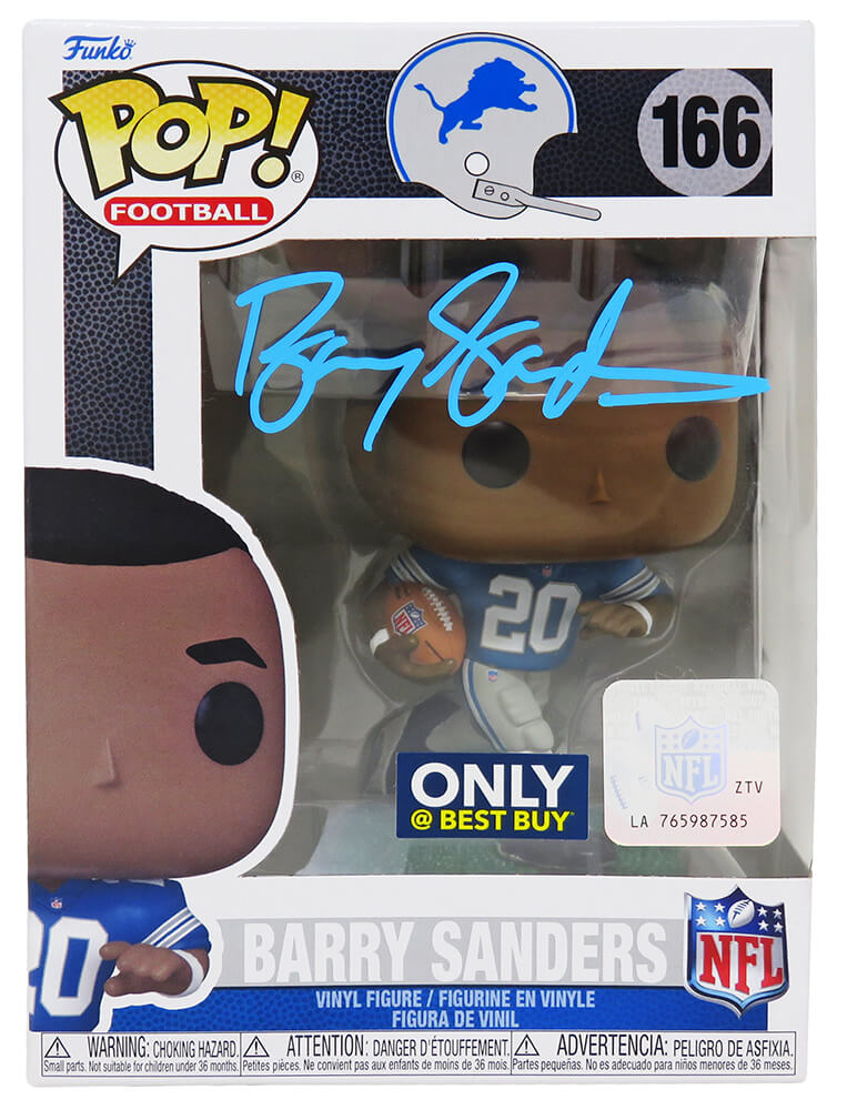 Barry Sanders Signed Detroit Lions Best Buy Madden 25th Anniversary Funko Pop Doll #166 - SANFUN303 - Barry Sanders Signed Detroit Lions Best Buy Madden 25th Anniversary Funko Pop Doll #166 product image