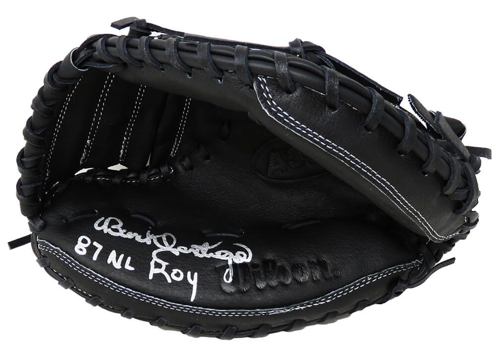 Benito Santiago Signed Wilson A360 Black Catchers Glove w/87 NL ROY - SANGLV110 - Benito Santiago Signed Wilson A360 Black Catchers Glove w/87 NL ROY product image