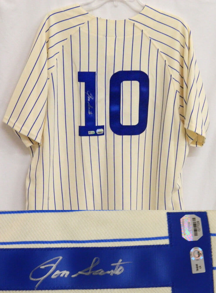 Ron Santo Signed Cubs Throwback Cooperstown Collection Jersey - SANJRY100 - Ron Santo Signed Cubs Throwback Cooperstown Collection Jersey product image