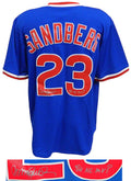 Ryne Sandberg Signed Chicago Cubs Blue T/B Cooperstown Collection Jersey w/84 NL MVP - SANJRY115 - Ryne Sandberg Signed Chicago Cubs Blue T/B Cooperstown Collection Jersey w/84 NL MVP product image